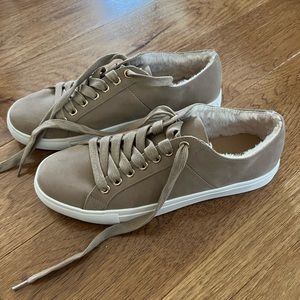 Loft Fur-lined Sneakers - Size 8